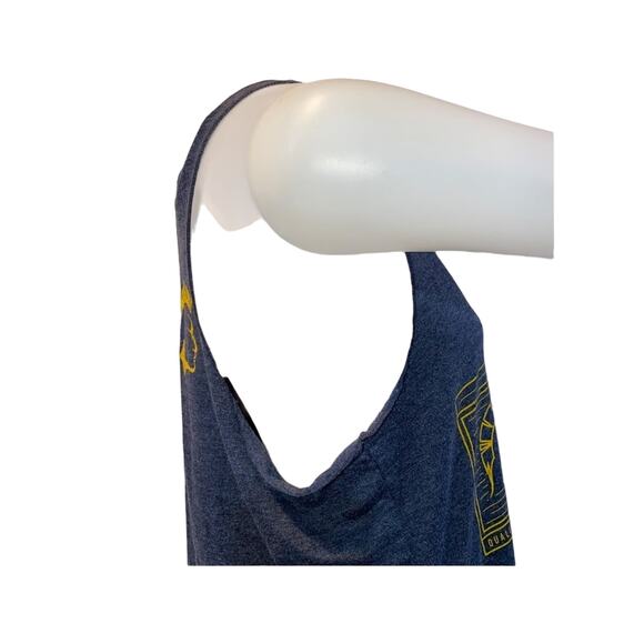 Box tribe Gray scoop neck tank top cotton blend athletic training  SZ large - Picture 3 of 8